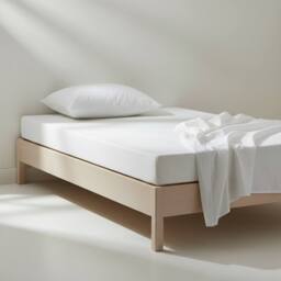 "Bedding Mill Cool Plus 6"" (15cm) Medium Firm Memory Foam Mattress in White - Size: Small Double" - thumbnail 2