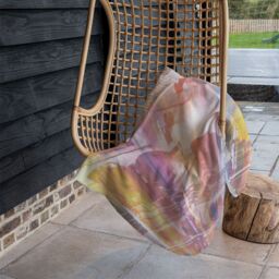 Benjamin Tate Design Shades Of Glam Blanket in Natural - Size: 120 cm x 150 cm - thumbnail 4