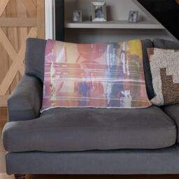 Benjamin Tate Design Shades Of Glam Blanket in Natural - Size: 120 cm x 150 cm - thumbnail 2