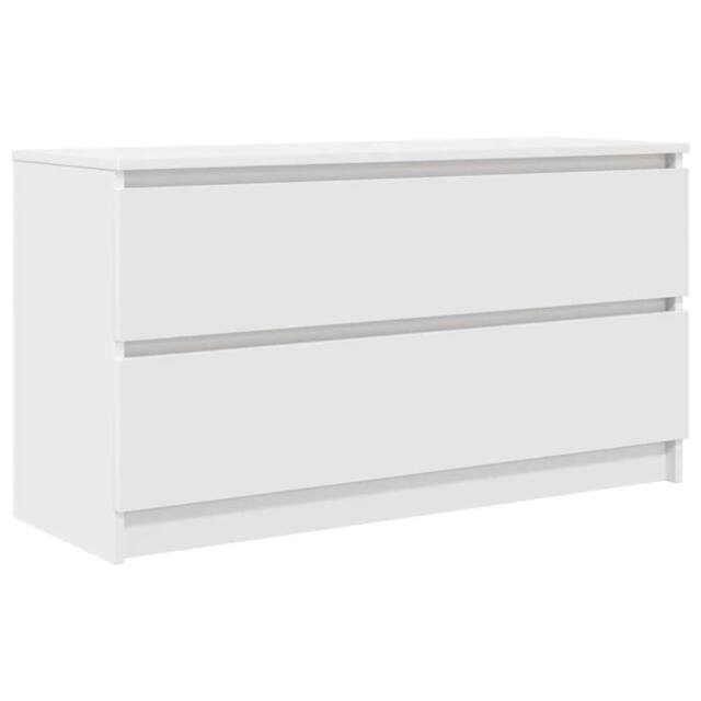 Berkfield Home TV Cabinet White 100x35x54 cm Engineered Wood - Size: 100 x 35 x 54 cm - image 1