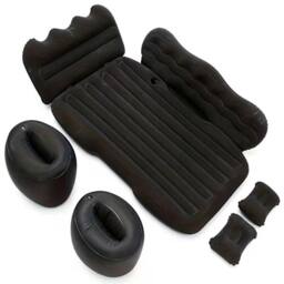 Nordara Inflatable Car Back Seat Air Mattress for Travel & Camping in Black - thumbnail 5