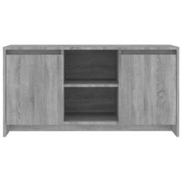 Berkfield Home TV Cabinet Grey Sonoma 102x37.5x52.5 cm Engineered Wood - thumbnail 1