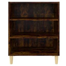 Berkfield Home Sideboard Smoked Oak 57x35x70 cm Engineered Wood in Brown - Size: 57 x 35 x 70 cm - thumbnail 4