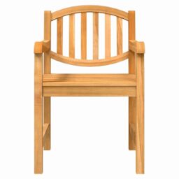 Berkfield Home Garden Chairs 2 pcs 58x59x88 cm Solid Wood Teak in Brown - Size: 58 x 59 x 88 cm - thumbnail 4