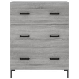 Berkfield Home Highboard Grey Sonoma 69.5x34x180 cm Engineered Wood - thumbnail 8
