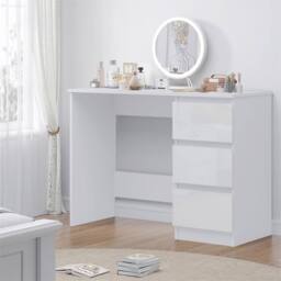 SPETLEK 3 Drawers Dressing Table Desk Home Office Bedroom White
