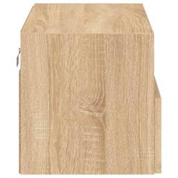 Berkfield Home TV Wall Cabinet Sonoma Oak 60x30x30 cm Engineered Wood in Light Brown - Size: 60 x 30 x 30 cm - thumbnail 9