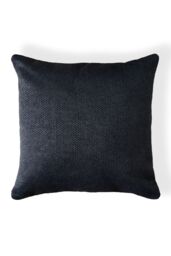 BHS Snow Fleece Cushion in Charcoal - Size: 45 cm x 45 cm - thumbnail 2