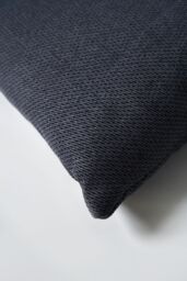 BHS Snow Fleece Cushion in Charcoal - Size: 45 cm x 45 cm - thumbnail 3