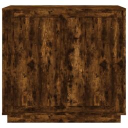 Berkfield Home Sideboard Smoked Oak 80x34x75 cm Engineered Wood in Brown - Size: 80 x 34 x 75 cm - thumbnail 5