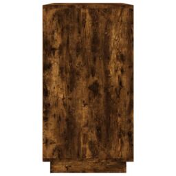 Berkfield Home Sideboard Smoked Oak 80x34x75 cm Engineered Wood in Brown - Size: 80 x 34 x 75 cm - thumbnail 6