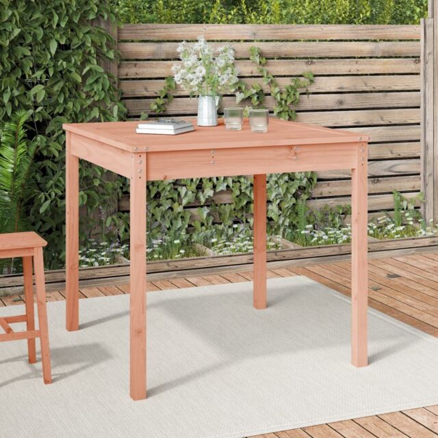 Berkfield Home Garden Table 82.5x82.5x76 cm Solid Wood Douglas in Brown - image 1