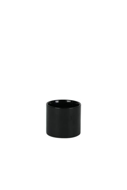 KDMD Hortus Sofia Glossy Black Ceramic Pot 7cm 5 Pack - image 1