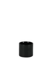 KDMD Hortus Sofia Glossy Black Ceramic Pot 7cm 5 Pack - thumbnail 2