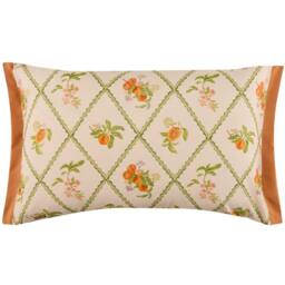 Voyage Maison Peach Trellis Printed Outdoor Cushion - Size: 40 cm x 60 cm - thumbnail 2