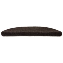 Berkfield Home Self-adhesive Stair Mats 5 pcs Brown 56x17x3 cm Needle Punch - Size: Medium - thumbnail 4