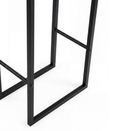 Levede Log Stores Outdoor Wood Storage Basket Iron Firewood Rack, Black - thumbnail 5