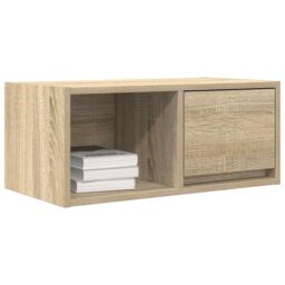 Berkfield Home TV Cabinets 2 pcs Sonoma Oak 60x31x25.5 cm Engineered Wood in Brown - thumbnail 4