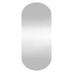 Berkfield Home Wall Mirror 40x90 cm Glass Oval in Silver - thumbnail 1