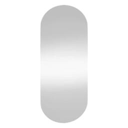 Berkfield Home Wall Mirror 40x90 cm Glass Oval in Silver - thumbnail 3