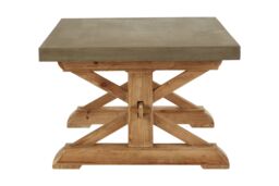 Orsina Traditional Wooden Coffee Table, Rustic Coffee Table, Natural Wood Coffee Table, Traditional Coffee Table - thumbnail 3
