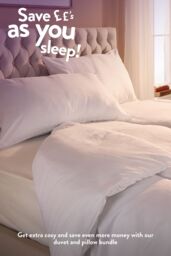 Slumberdown Feels Like Down 13.5 Tog Winter Duvet in White - Size: Single - thumbnail 5