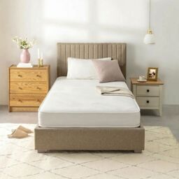 Comfy Living Ltd Value Open Coil Sprung Mattress in White - Size: Pram - thumbnail 3