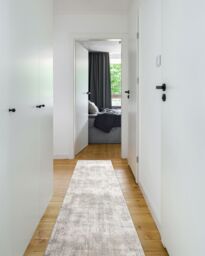 RugsX Modern Tuls Runner in Grey - Size: 100 cm x 220 cm - thumbnail 4