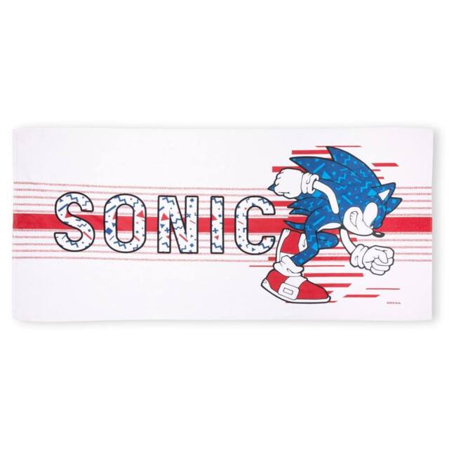 Sonic The Hedgehog Beach Towel in White - image 1