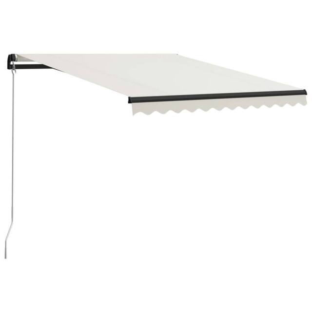 Berkfield Home Manual Retractable Awning 300x250 cm Cream in Beige - image 1
