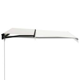 Berkfield Home Manual Retractable Awning 300x250 cm Cream in Beige - thumbnail 2