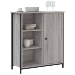 Berkfield Home Sideboard Grey Sonoma 70x30x80 cm Engineered Wood - Size: 70 x 30 x 80 cm - thumbnail 3
