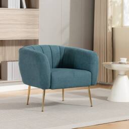 Artemis Home Stanton Accent Chair in Teal - Size: 1 Pack - thumbnail 2