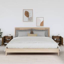 Berkfield Home Bedside Cabinets 2 pcs Honey Brown 40x34x45 cm Solid Wood Pine - Size: 40 x 34 x 45 cm - thumbnail 3