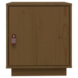 Berkfield Home Bedside Cabinets 2 pcs Honey Brown 40x34x45 cm Solid Wood Pine - Size: 40 x 34 x 45 cm - thumbnail 6
