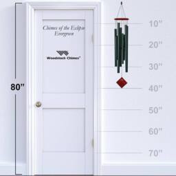 Woodstock Chimes Encore Windchimes of Eclipse - Evergreen in Green - thumbnail 4