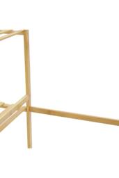 Garden Sanctuary Bamboo Bedroom Garment Clothes Rack Natural 110cm - thumbnail 8