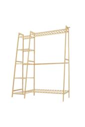 Garden Sanctuary Bamboo Bedroom Garment Clothes Rack Natural 110cm - thumbnail 2