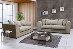Furniture 786 Casper Fabric 3&2 Seater Sofa Set in Beige - thumbnail 2