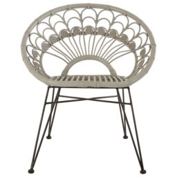 Orsina Manado Natural Rattan Chair in Grey - thumbnail 7