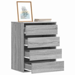 Berkfield Home Corner Chest of Drawers Grey Sonoma 60x41x76 cm Engineered Wood - Size: 60 x 41 x 76 cm - thumbnail 1