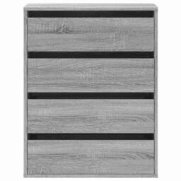 Berkfield Home Corner Chest of Drawers Grey Sonoma 60x41x76 cm Engineered Wood - Size: 60 x 41 x 76 cm - thumbnail 4