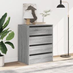 Berkfield Home Corner Chest of Drawers Grey Sonoma 60x41x76 cm Engineered Wood - Size: 60 x 41 x 76 cm - thumbnail 3