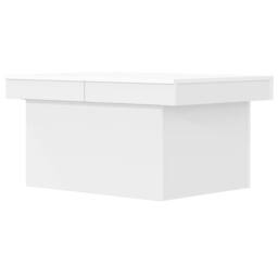 Berkfield Home Decorative Coffee Table White 100x55x40 cm Engineered Wood - Size: 100 x 55 x 40 cm - thumbnail 7