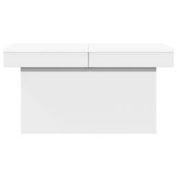 Berkfield Home Decorative Coffee Table White 100x55x40 cm Engineered Wood - Size: 100 x 55 x 40 cm - thumbnail 5