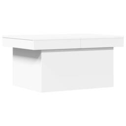 Berkfield Home Decorative Coffee Table White 100x55x40 cm Engineered Wood - Size: 100 x 55 x 40 cm - thumbnail 3