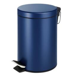 NESTLUNE 3L Pedal Bin stainless Steel Matt Finish in Blue - Size: 100 cm x 15 cm