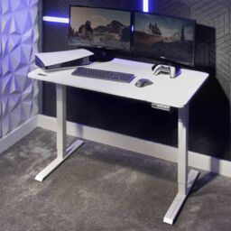 X Rocker Ascend 120cm Electric Height Adjustable Gaming Desk in White - Size: 1 Pack