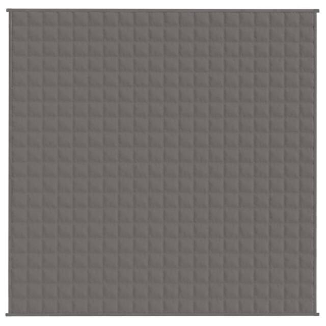 Berkfield Home Weighted Blanket Grey 200x200 cm 9 kg Fabric - image 1