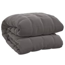 Berkfield Home Weighted Blanket Grey 200x200 cm 9 kg Fabric - thumbnail 3